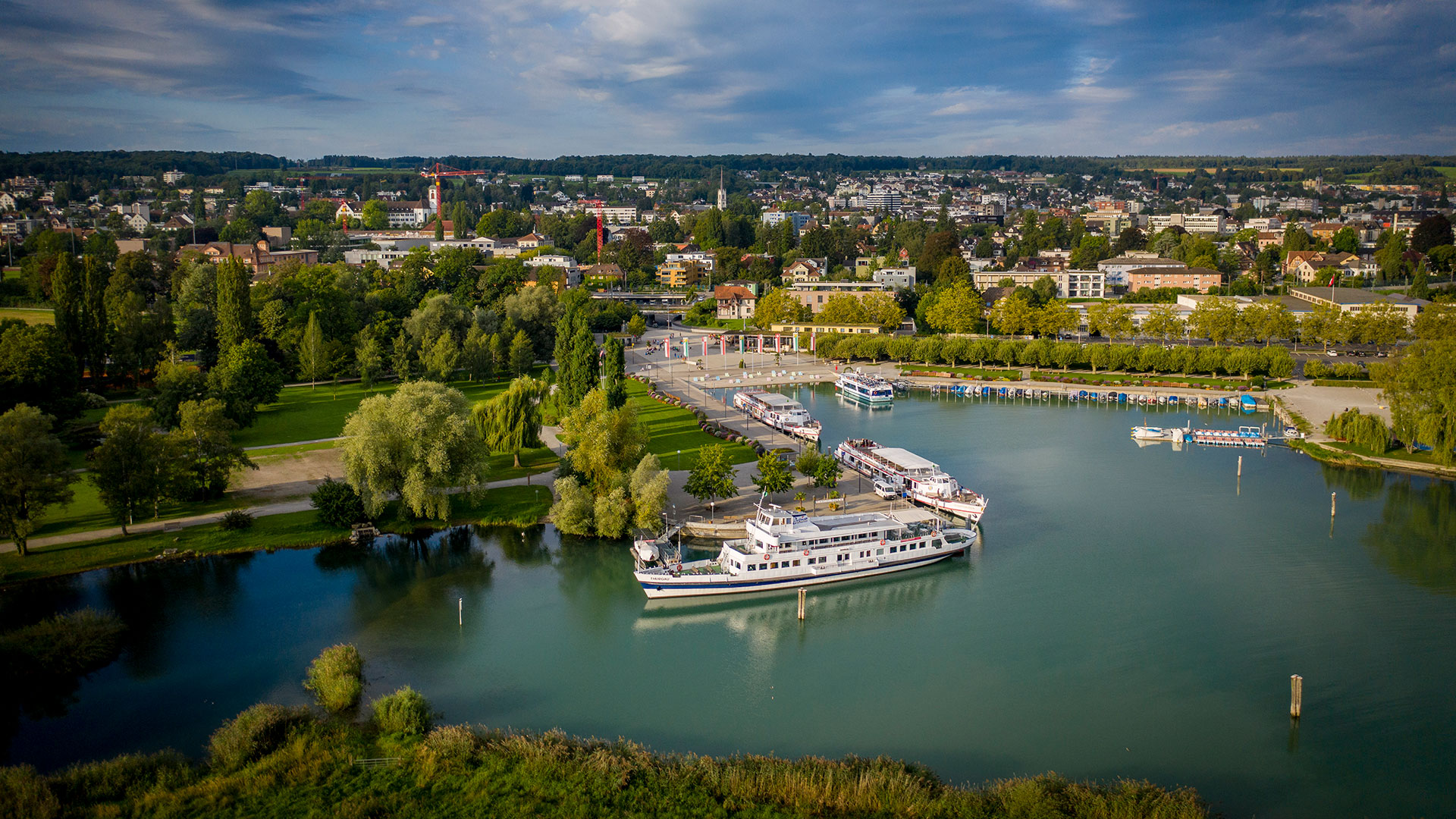 Luftaufnahme Kreuzlingen - Lokales Social Media Marketing
