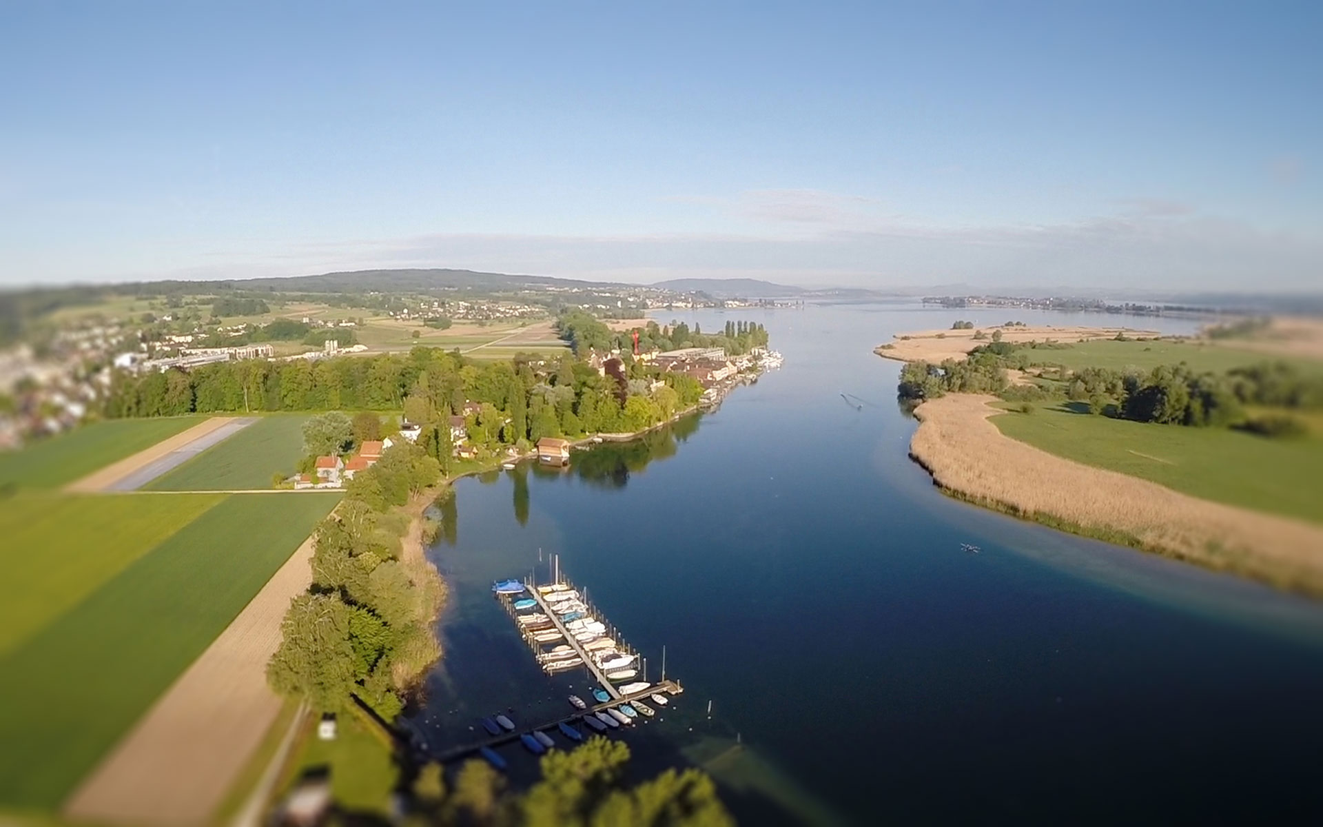 Luftaufnahme Gottlieben