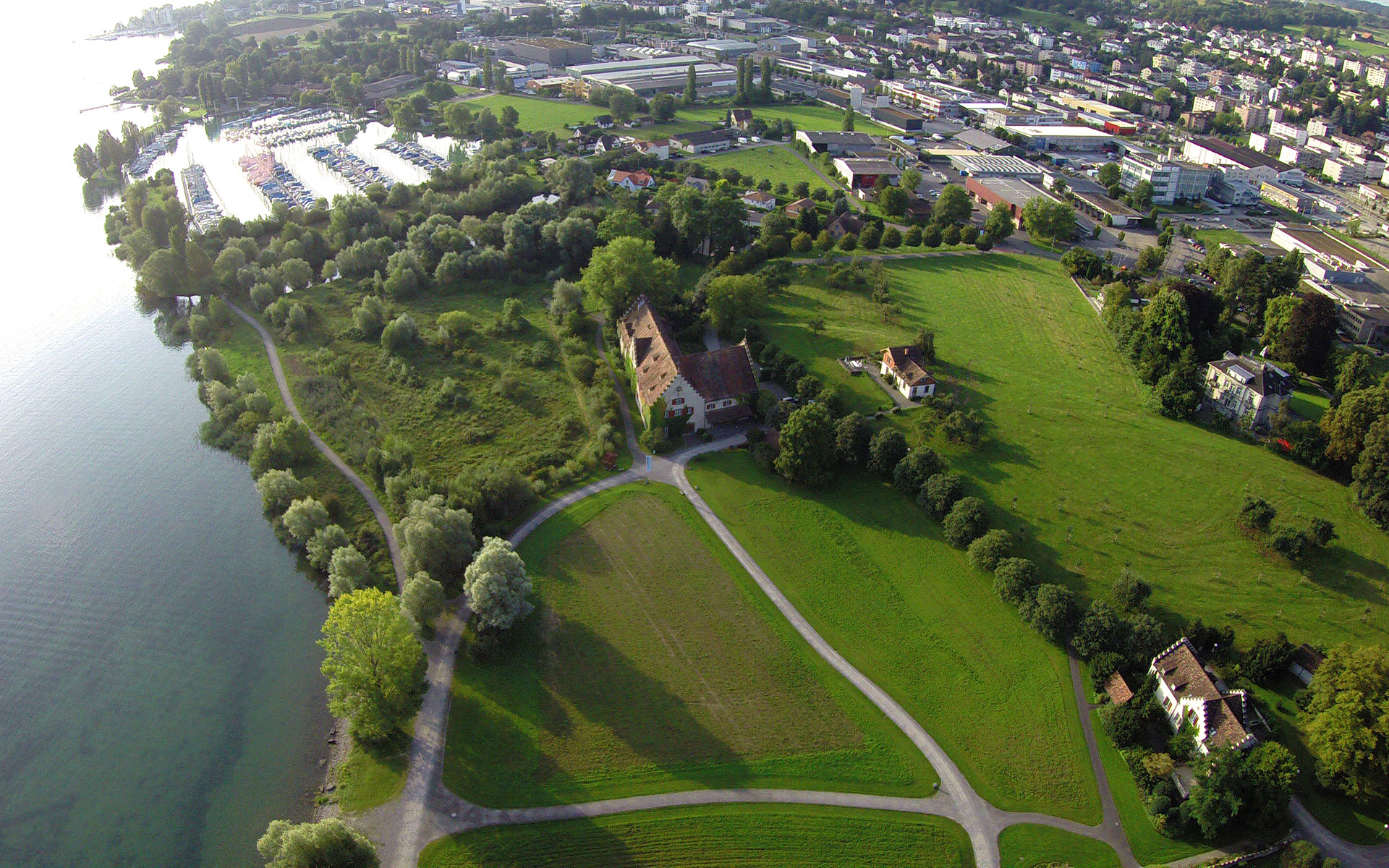 Luftaufnahme Seemuseum Kreuzlingen