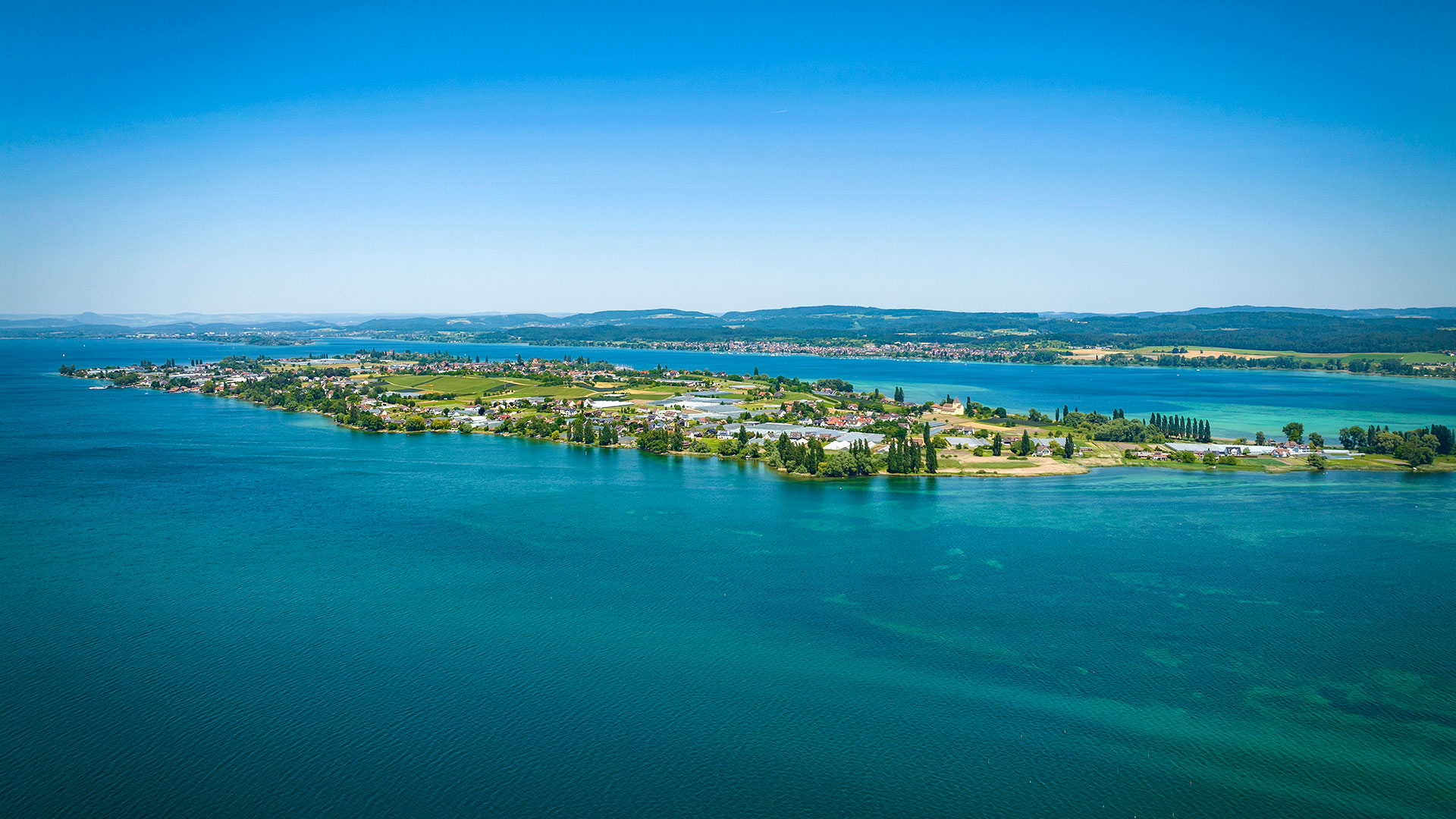 Luftaufnahme Insel Reichenau - Google Ads