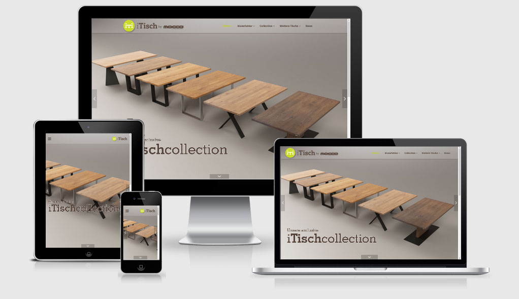 Referenz Webdesign iTisch