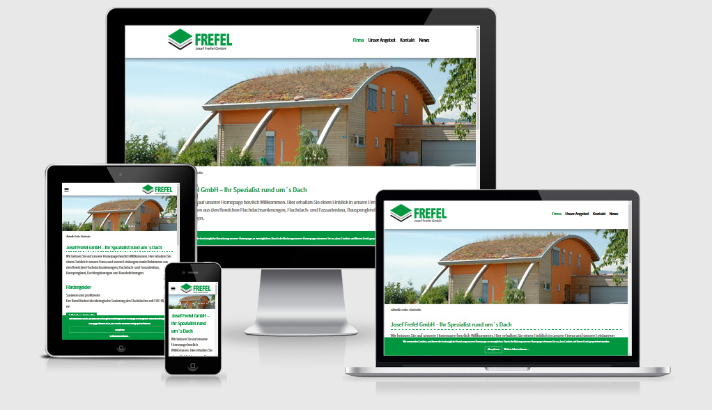 Referenz-Website Frefel AG